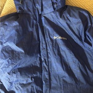 Women’s xs Columbia Navy Hooded Jacket